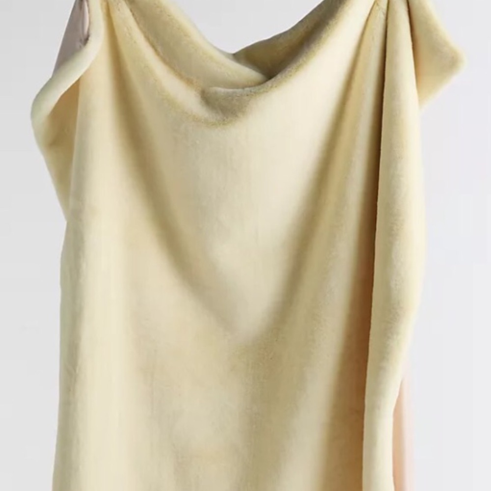 Anthropologie Faux Fur Luxe Blanket Throw NWT - Picture 3 of 8
